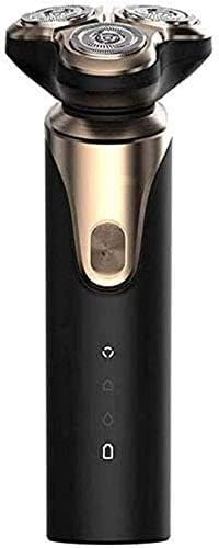 Electric Razor for Men, Wet & Dry Men's Razors for Shaving Electric Cordless, Rotary Razors Electric Shavers for Men Waterproof Rechargeable (Color : Black)