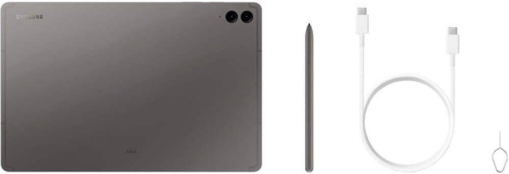 Samsung Galaxy Tab S9 FE+ Plus 12.4' 128GB Android Tablet, Long Battery Life, Powerful Processor, S Pen, 8MP Camera, Lightweight Durable Design, Expandable Storage, US Version, 2023, Gray