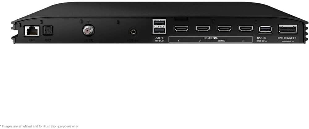 Samsung QN55S95FAFXZA OLED S95F 55-Inch QD-OLED 4K Smart TV with Quantum Dot HDR Pro, Glare-Free Screen, 165Hz Refresh Rate, Dolby Atmos, Alexa Built-in + UAX HDMI Cable + CPS 2-Year Protection Plan