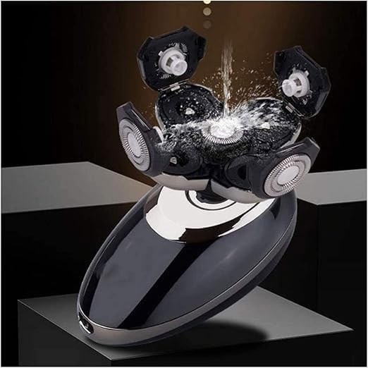 Men's 4-in-1 Electric Shaver & Grooming Kit: Five-Headed Beard, Hair Razor for a Perfect Bald Look, Cordless and Rechargeable