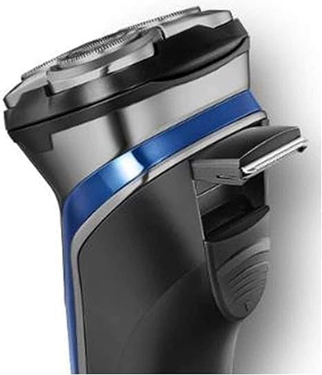 Electric Razor, Rechargeable Electric Shaver 100% Waterproof Wet & Dry Rotary Shavers for Men Electric Shaving Razors with Pop-up Trimmer, LED Display