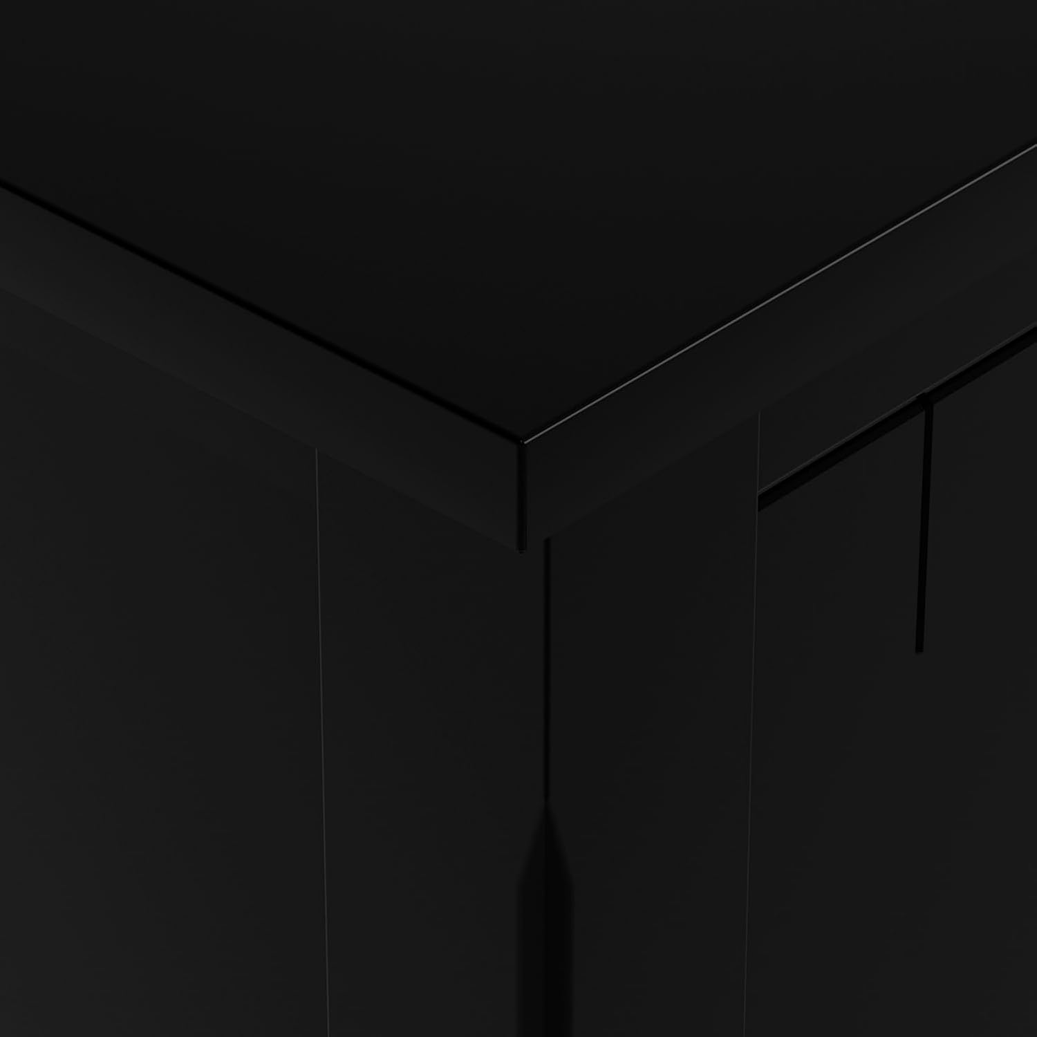 SIMPLIHOME Warm Shaker TV Stand - 72 inch Wide Solid Wood Media Console in Deep Black, Transitional Entertainment Center for Living Room for TVs up to 80 Inches with Cabinets and Cable Management