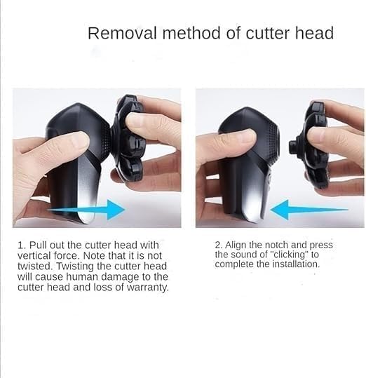 Electric Shavers for Bald Men, Multifunctional 8D Bald Head Shaver 6 in 1 Electric Razor Head Shavers for Bald Men LED Display Electric Shavers