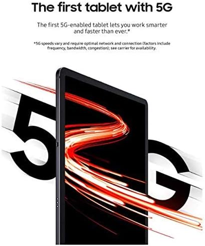 Samsung Galaxy Tab S7 (5G Tablet) LTE/WiFi (AT&T), Mystic Black - 128 GB (2020 Model - US Version & Warranty) - SM-T878UZKAATT (Renewed)