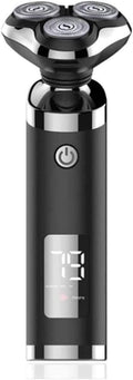 Electric Razor for Men, Wet & Dry Men's Razors for Shaving Electric Cordless, Rotary Razors Electric Shavers for Men Waterproof Rechargeable