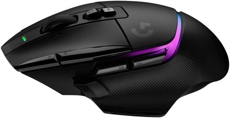 Logitech G502 X Plus Wireless Gaming Mouse (Black) Bundle with 4-Port USB 3.0 Hub (2 Items)