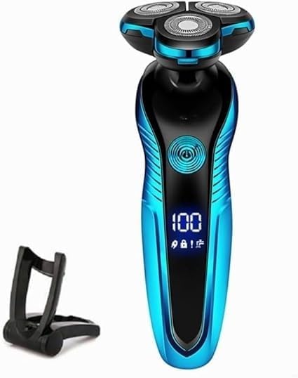 Electric Shavers for Men, Electric Shaver Washable Rechargeable Electric Razor Hair Clipper Cutting Shaving Machine for Men Beard Trimmer Wet-Dry Dual Use