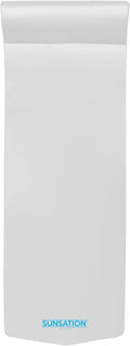 TRC Recreation Sunsation 1.75' Thick Foam Pool Float Lounger, White w/Headrest for Lounging & Sunbathing in Swimming Pools, Beaches & Lakes, 70' x 26'