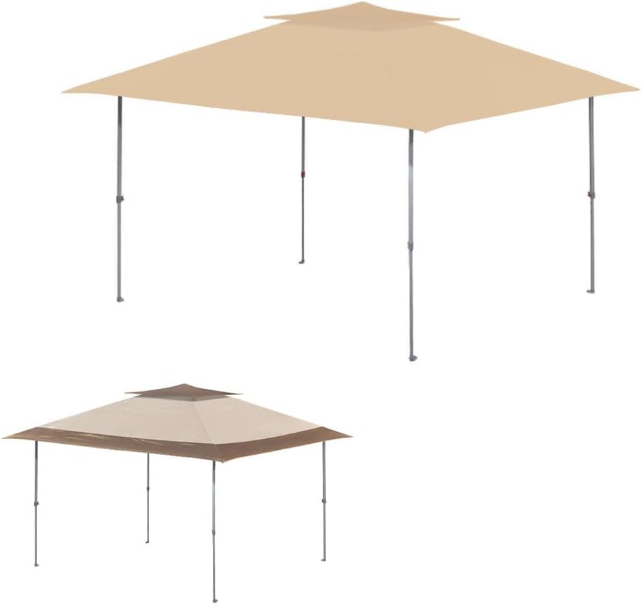Garden Winds Custom Fit Replacement Canopy Top Cover Compatible with The Crown Shades Sterling MS144-150D, CSOTMS-144SK-15, NS CA144C 12' X 12' Pop Up Canopy - Upgraded Performance RIPLOCK 350 Fabric