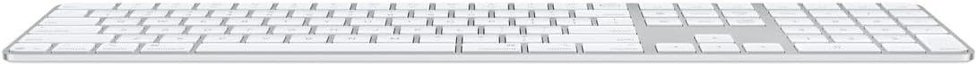 Apple Magic Keyboard with Touch ID and Numeric Keypad for Mac Models with Apple Silicon - US English - White Keys, Bluetooth, Bluetooth