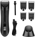 Hair Clippers for Men, Electric Body Hair Trimmer Shaver Waterproof Groin for Men Ball USB Recharge Dock Grooming Kit