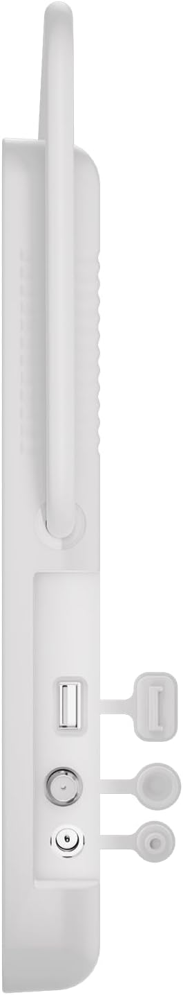SYLVOX Waterproof Portable TV, 15.6' Shower TV 1080P Smart TVs for Bathroom, 10000mAh Rechargeable Battery Operated (4-6H Play Time), IP66 Waterproof, Voice Assistant, 360° Rotating Kickstand