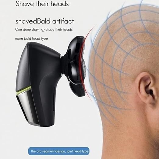 Electric Shavers for Bald Men, 6 in 1 Rechargeable Electric Shaver Six Floating Heads Bald Head Shaver Grooming Kit Shaver for Men