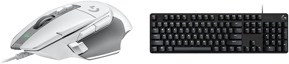Logitech G502 X Lightspeed Wireless Gaming Mouse + G413 SE Full-Size Mechanical Gaming Keyboard Bundle - White