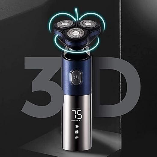 4 in 1 Multi Functional Men's Grooming Kit, Electric Shaver & Grooming Kit, Cordless USB Rechargeable Hair Razor with LED Display & Smart Charging Display, for Home or Travel