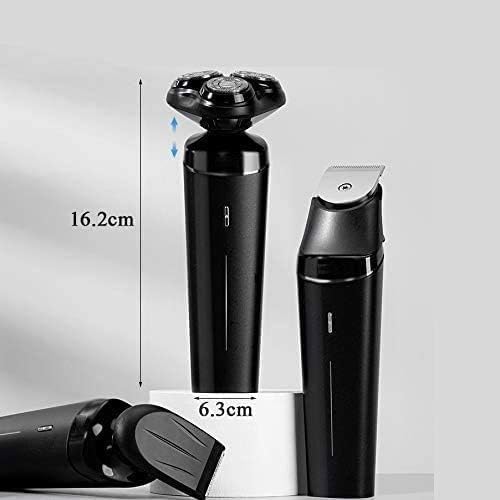 Electric Shaver Razor Cordless Beard Trimmer for Men Nose Hair Trimmer 4 in 1 Trimmer Grooming Kit Waterproof USB Rechargeable Dry Wet