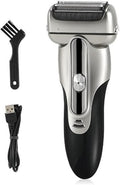 Electric Shavers for Bald Men, Reciprocating Electric Shaver 3 Blade Shaving System USB Rechargeable Shaving Machine for Men
