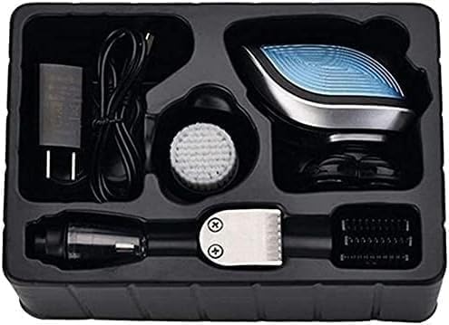 Electric Shaver for Men, 5 in 1 Head Shavers for Bald Men Electric Rotary Razor Beard Trimmer Grooming Kit Waterproof, Faster-Charging USB Rechargeable