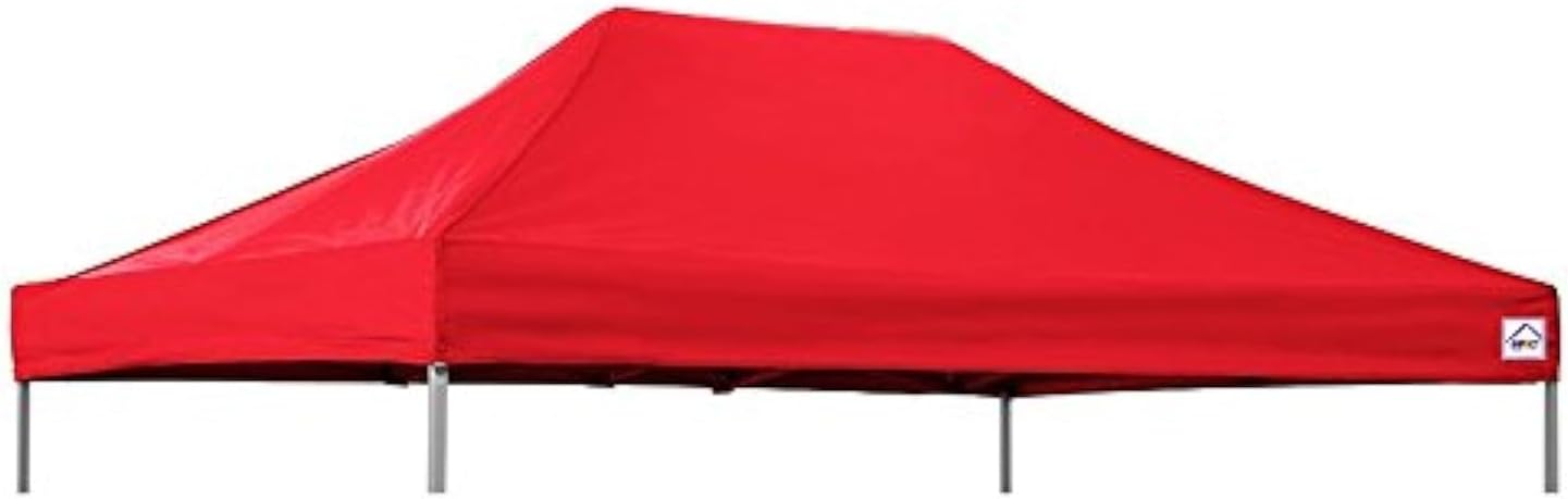 Impact Canopy 10x15 Pop Up Canopy Tent Replacement Top Cover Only, Red
