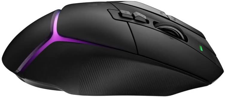 Logitech G502 X Plus Wireless Gaming Mouse (Black) Bundle with 4-Port USB 3.0 Hub (2 Items)