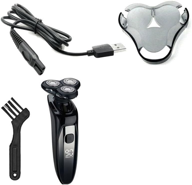 Electric Shavers for Men, LCD Display Waterproof Electric Shaver for Men Wet Dry Beard Electric Razor Facial Shaving Machine Rechargeable