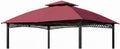 Garden Winds Reinforced RipLock 350 Replacement Canopy Top Cover Compatible with Windsor Dome 10' x 12' Gazebo Models L-GZ717PST-C, A111001701 - Cinnabar