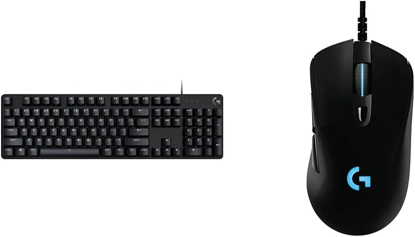 Logitech G413 SE Full-Size Mechanical Gaming Keyboard G403 Hero 25K Gaming Mouse
