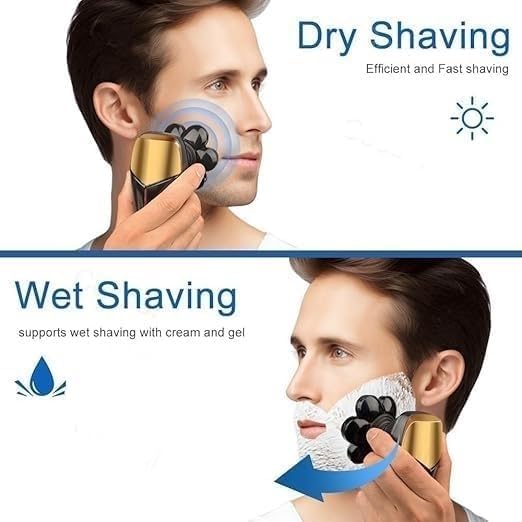 Electric Razor for Men, 5 in 1 Shaver for Men Electric Shaver Powerful Bald Head Shaver Beard Shaving Machine for Men Razor Husband Boyfriend