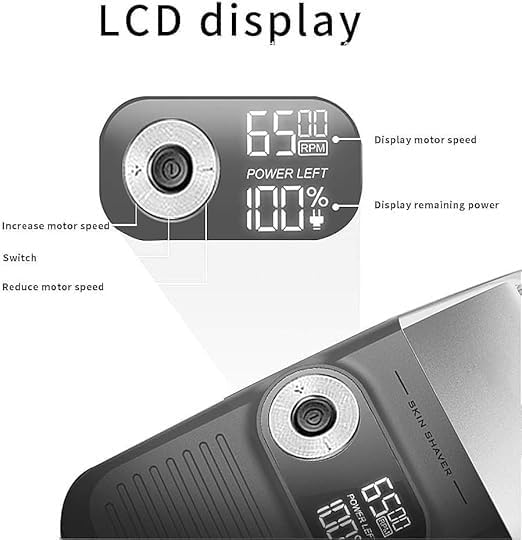 Electric Razor for Men, Rechargeable Hair Shaver for Men Electric Shaver Beard Electric Razor Bald Head Fades Shaving Machine Finishing Tools