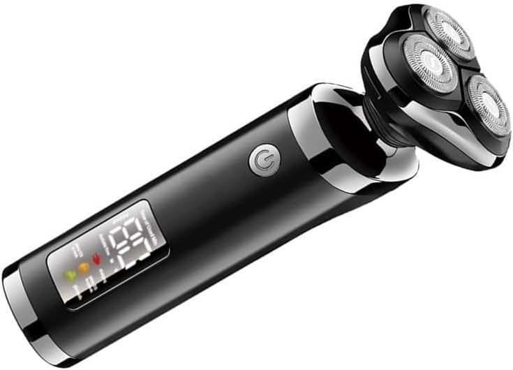 Electric Shavers for Bald Men, Wet Dry Waterproof LCD Display Electric Shaver Beard Electric Razor for Men Facial Shaving Machine Rechargeable