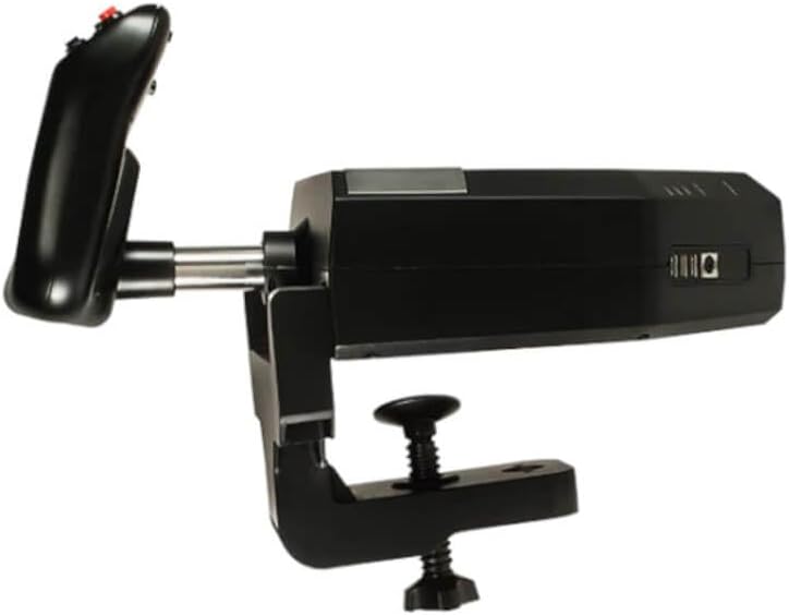 Logitech G PRO Flight Yoke System, Professional Simulation Yoke and Throttle Quadrant, 3 Modes, 75 Programmable Controls, Configurable Throttle Knobs, Steel Shaft, USB, PC - Black