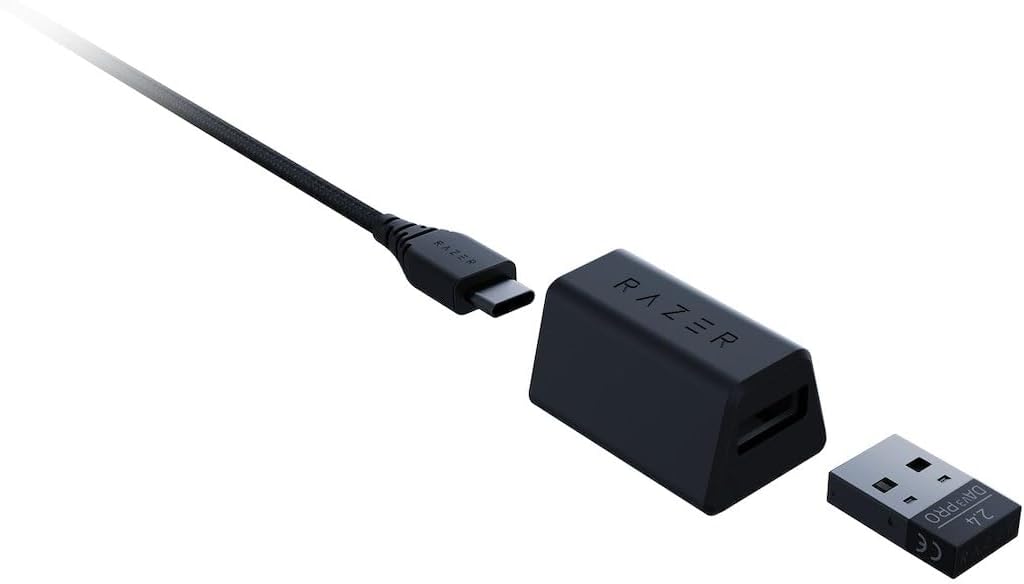 Razer DeathAdder V3 Pro USB Optical Wireless RGB Gaming Mouse - Black (RZ01-04630100-R3G1)