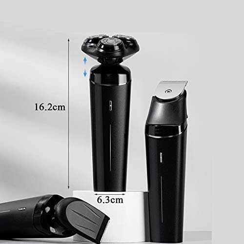 Electric Shaver Razor Cordless Beard Trimmer for Men Nose Hair Trimmer 4 in 1 Trimmer Grooming Kit Waterproof USB Rechargeable Dry Wet