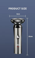 Electric Shavers for Bald Men, Waterproof 4d Men USB Shaver Electric Rechargeable Men's Shaving Machine