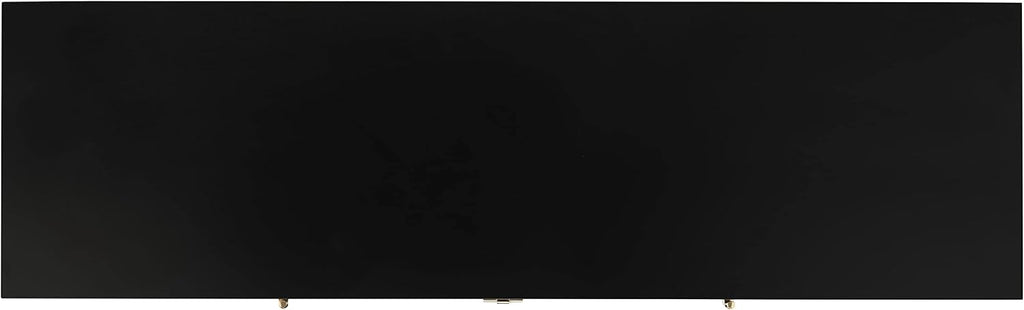 SAFAVIEH Genevieve TV Stand for up to 65' Flatscreen – Black & Walnut Brown Finish, Mid-Century Modern Storage Cabinet, Entertainment Media Console (MED5000F)