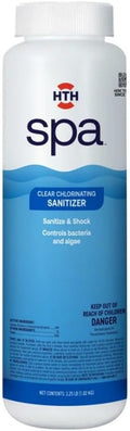 HTH Spa 86134 Clear Chlorinating Sanitizer, Spa & Hot Tub Chemical Controls Bacteria and Algae, 2.25 lbs (Pack of 6)