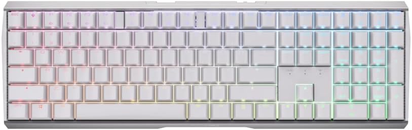 MX 3.0S Mechanical Wireless Gaming Keyboard | New MX2A Switches (White, MX2A Blue)
