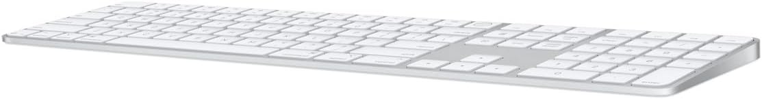 Apple Magic Keyboard with Touch ID and Numeric Keypad for Mac Models with Apple Silicon - US English - White Keys, Bluetooth, Bluetooth