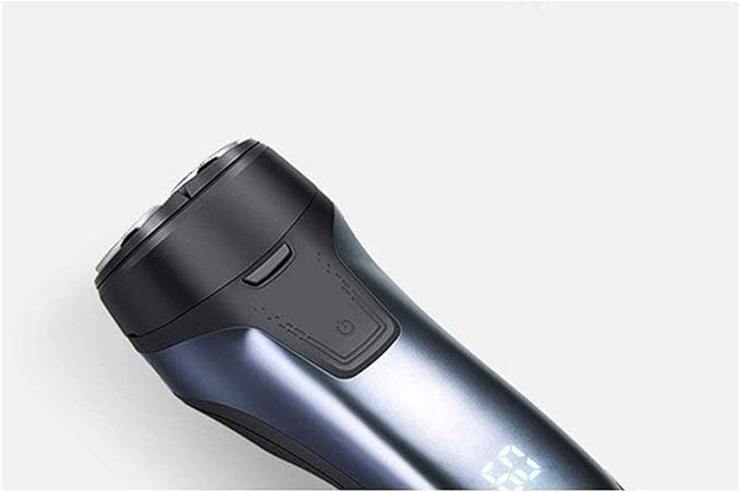 Electric Razor, Rechargeable Electric Shaver 100% Waterproof Wet & Dry Rotary Shavers for Men Electric Shaving Razors with Pop-up Trimmer, LED Display