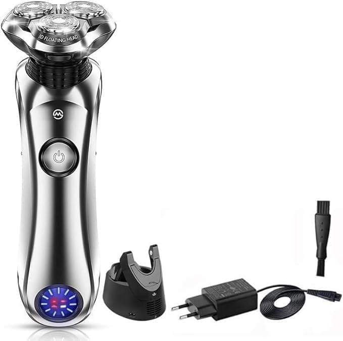 Electric Shavers for Men, Wet Dry Rechargeable Pro Electric Shaver Beard Electric Razor for Men Facial Shaving Machine with Smart Cleaner