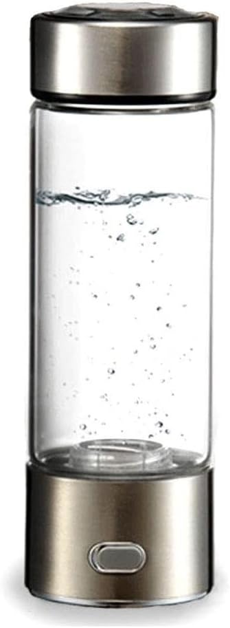 350Ml Hydrogen Water Bottle Generator Hydrogen Water SPE Technology Generate Hydrogen Rich Water Without Chlorine Ozone Residue Anti Aging Antioxidant Glass Bottle