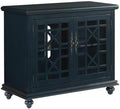 Martin Svensson Home Avalon Small Spaces Accent Cabinet TV Stand, 38' W x 32' H Catalina Blue