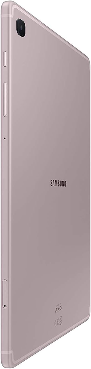 Samsung Galaxy Tab S6 Lite 10.4' 128GB Android Tablet, LCD Screen, S Pen Included, Slim Metal Design, AKG Dual Speakers, 8MP Rear Camera, Long Lasting Battery, US Version, 2022, Chiffon Rose