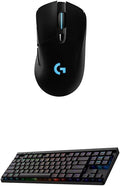 Logitech G703 Lightspeed Wireless Gaming Mouse + G515 TKL Wireless Gaming Keyboard (Tactile) Bundle: Black