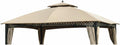 Garden Winds Reinforced RipLock 350 Replacement Canopy Top Cover Compatible with Windsor Dome 10' x 12' Gazebo Models L-GZ717PST-C, A111001701 - Beige