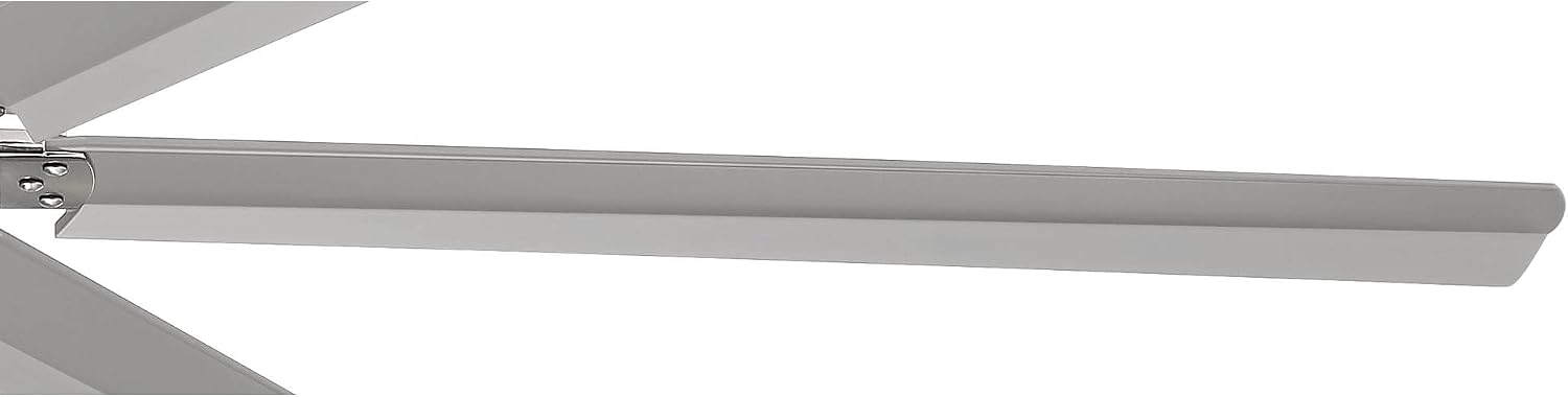 Casa Vieja 65' Ultra Breeze Modern Industrial Outdoor Ceiling Fan with Dimmable LED Light Remote Control Brushed Nickel Silver Wet Rated for Patio Exterior House Home Porch Gazebo Garage