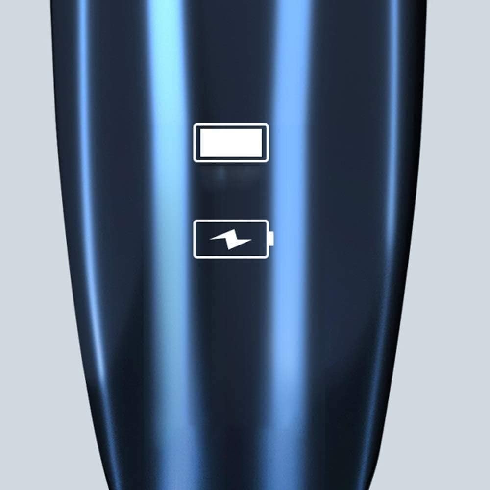 Rechargeable Waterproof Electric Shaver Wet & Dry Rotary Shavers for Men Electric Shaving Razors with Pop-up Trimmer, Blue