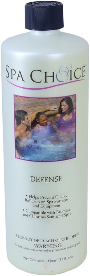 SpaChoice 1-Quart 6-Pack Premium Defense, Descaler for Hot Tub, Made in USA