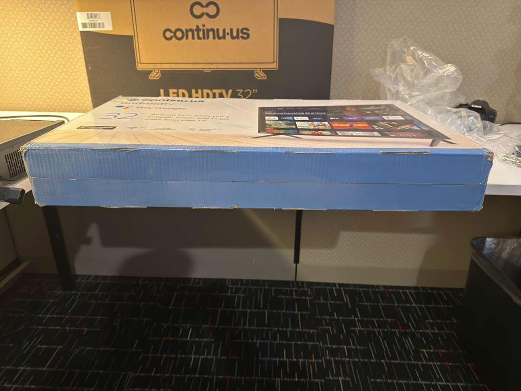 continuus 32' 12V RV Smart TV – Android TV with Google Assistant, Chromecast, and Free Streaming Apps – 720p HD - CT-32TS10