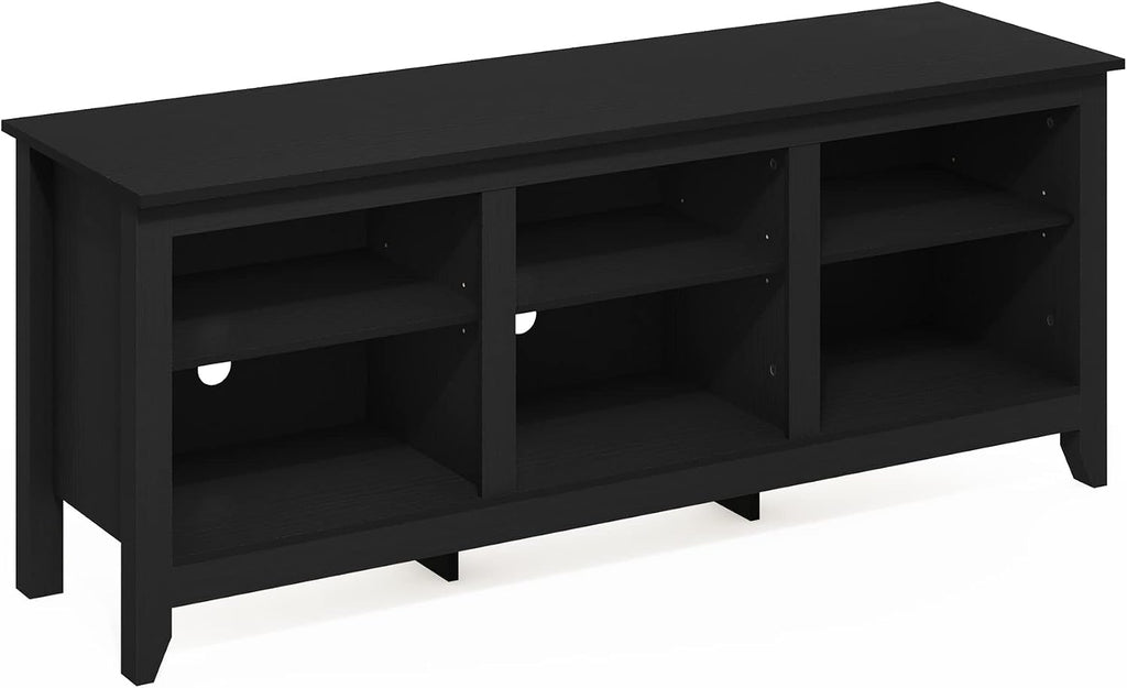 Furinno Jensen Entertainment Center for TV up to 65 Inch, 65-Inch, Americano